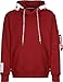 Produktbild ALPHA INDUSTRIES Herren Alpha Hoody Sweatshirt, rot, Small