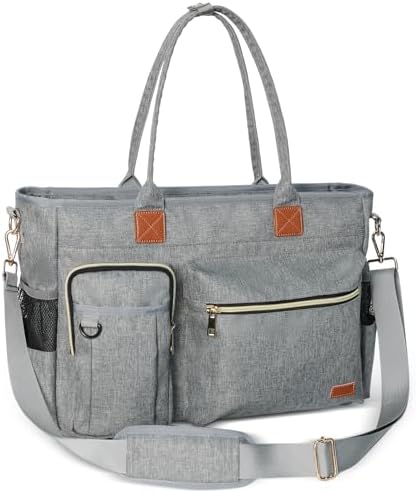 Tote Bag for Women With Compartments,Large Tote Women's Purse Crossbody Bags Satchels Handbags