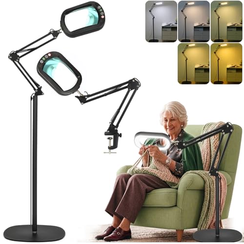 Drdefi Lámpara de pie con Clip flexible y orientable 2