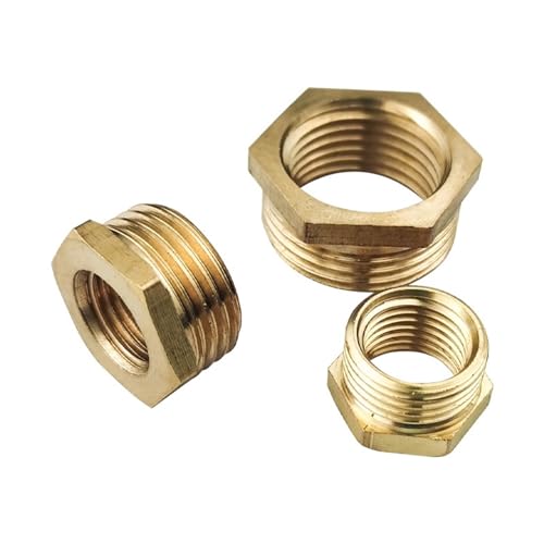 Adaptador de latón hexagonal que elimina fugas en instalaciones de gasóleo y agua