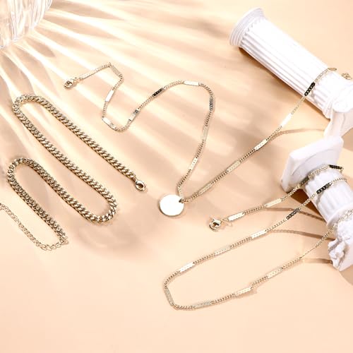 Collar de oro para mujer y niña diseño serpiente