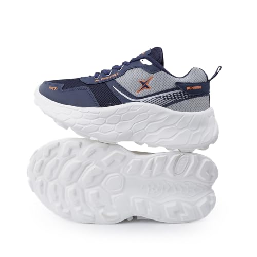 Image of Kraasa PowerGlide X1 Sports Shoes for Men | Stylish Casual Sneakers for Men | Lace up Lightweight Shoes for Runnigng, Walking, Gym, Trekking, Hiking & Party Shoes