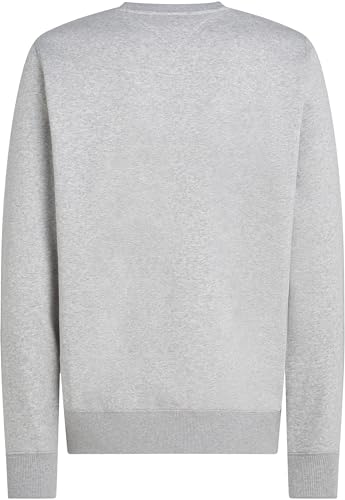 Tommy Hilfiger Herren Sweatshirt Rundhalsausschnitt, Grau (Light Grey Heather), 3XL – Ansicht 5
