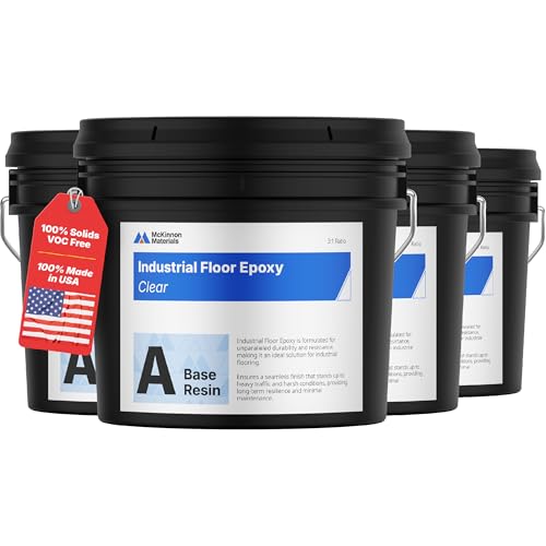 McKinnon Epoxy Resin Garage Floor & Concrete Coating Kit -