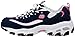 Skechers Women's D'Lites Original Lace-Up Sneaker, Navy/Pink, 7.5 M US