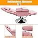 TECHTONGDA Facial Beauty Bed Pink Spa Chair Adjustable Table Salon Bed with Back Adjusted Angle 90-175 Degrees and Air Pressure Lifting for Esthetician Salon Beauty Spa Lash Microblading