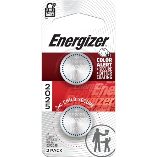 Energizer 2025 Batteries (2 Pack), 3V Lithium Coin Batteries With 3-in-1 Child Shield - image 9
