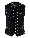 Stockerpoint Herren Trachtenweste Calzado | Größen 44-64 | Traditionelle & hochwertige Weste mit verstellbarem Riegel I Perfekt für Trachten & Festlichkeiten