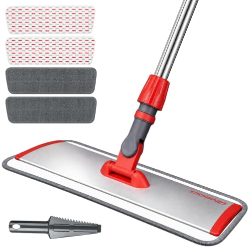 Image of 18 inch Professional Microfiber Mop for Floor Cleaning on Hardwood Floors