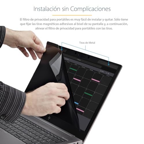 Filtro de Privacidad para Trabajar en Cafeterías con Portátil de 15,6 Pulgadas 16:9 4