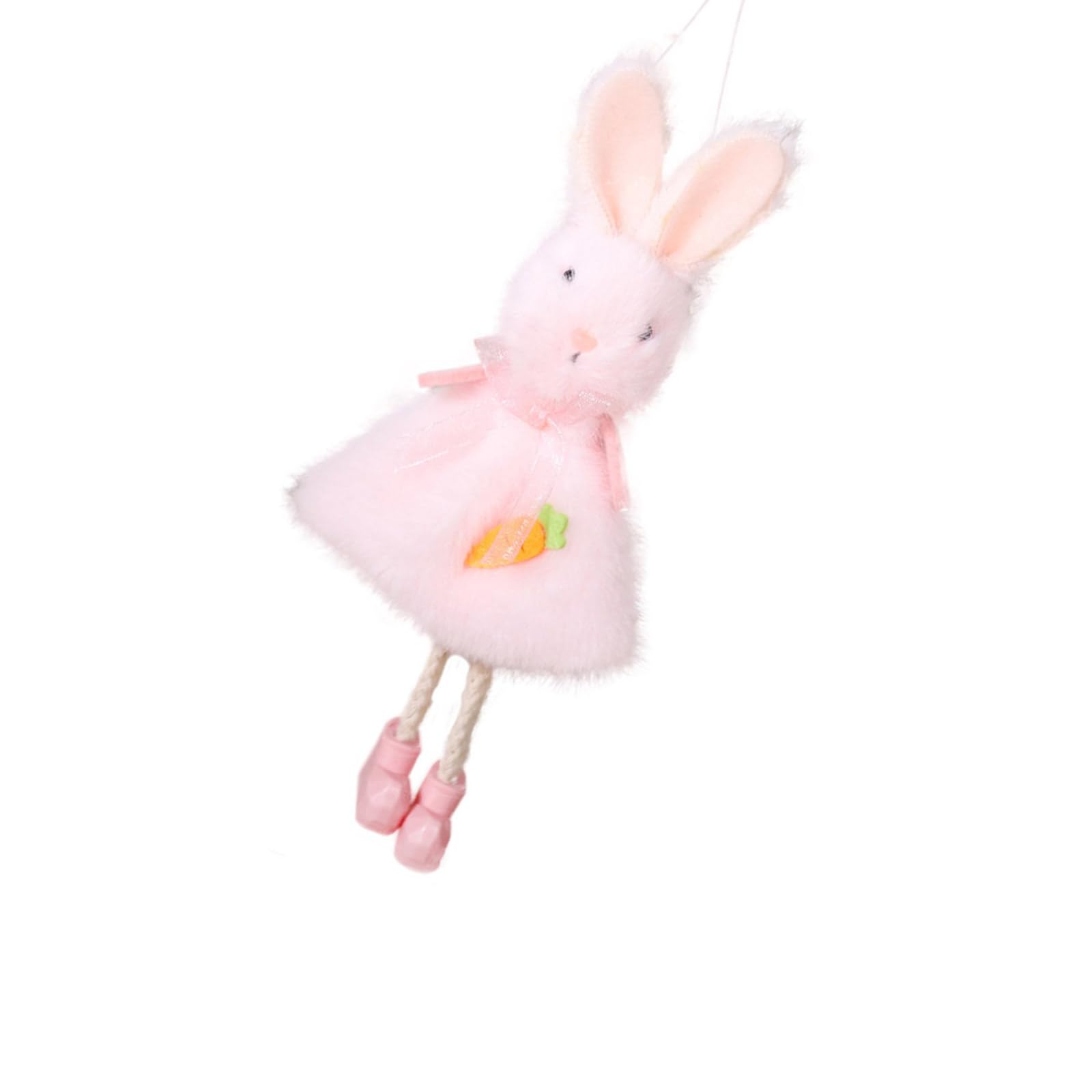 Kalttoy Easters Themed Plush Rabbits with Dress Add Atmospheres to Any Celebration or Collection Portable Ornament for Festival Easters Celebration Ornament
