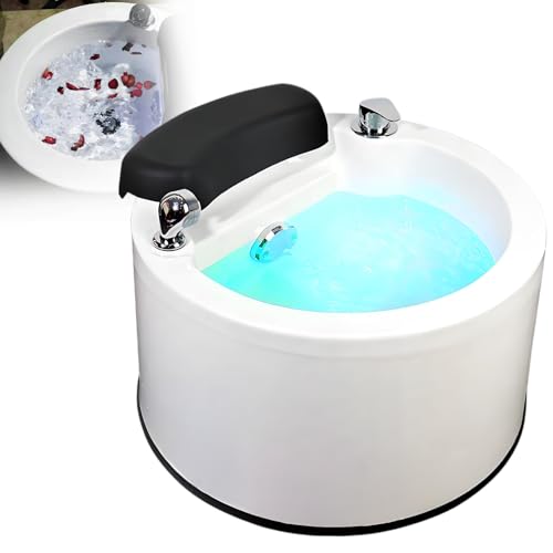 Spa de pies acrílico con masaje y luz