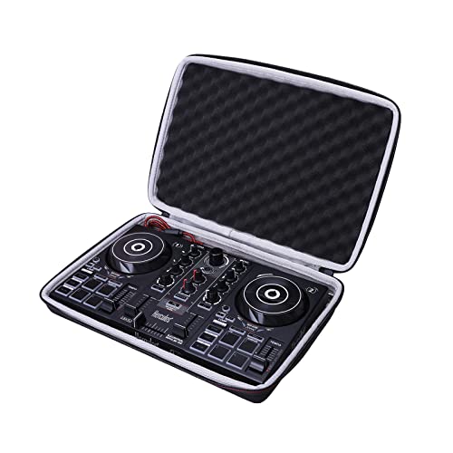 XANAD Hart Reise Tragen Tasche für Hercules DJControl Inpulse 200 / Inpulse 200 MK2 / Numark Party Mix II DJ Controller - Schutz Hülle (35.5 x 25 x 7 cm)