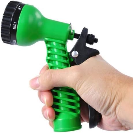 Miniatura 2 de Pistola de agua con boquilla, 6 patrones de rociado, riego de alta presión para manguera para lavado de autos, limpieza de suelos, césped y jardín,