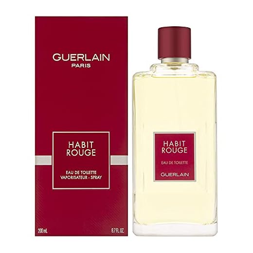 5. Guerlain Habit Rouge Eau de Toilette