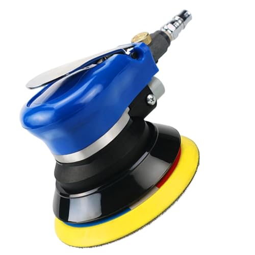 VILLCASE Car Wax Polishing Machine Lightweight Automotive Polisher with Wrench for Easy Waxing and Polishing for Car Detailing US Plug Blue