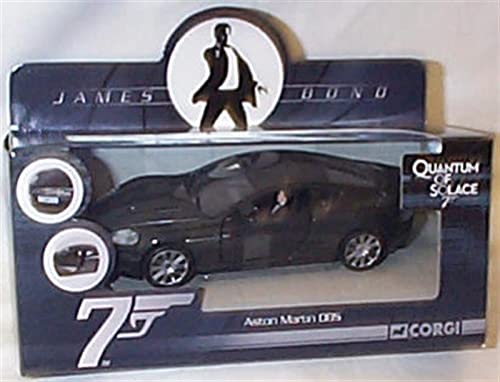 Image of corgi JAMES B0ND 007 aston martin DBS dark grey car 1:36 scale diecast model