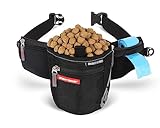 EzyDog SnakPak Pro Wearable Dog Treat Bag Waterproof Training Pouch with Pick-Up Bag Dispenser and Belt