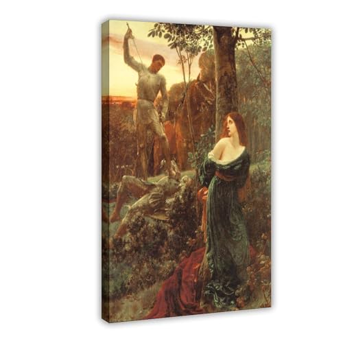 Toile Sir Frank Dicksee Chivalry pour créer une ambiance bureau inspirante