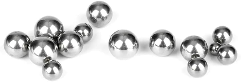 Steel Ball,Ball Bearings,Stainless Steel Ball SUS Precision Bearing Steel Solid Diameter 0.4mm-60mm 304 Marble Round Smooth Ball(20mm (2PCS))