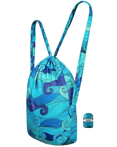 Image of Nanobag Pack - Ultralight 14L Drawstring Backpack for Travel & Daily Use, Compact Mini Hiking Pack for Men & Women
