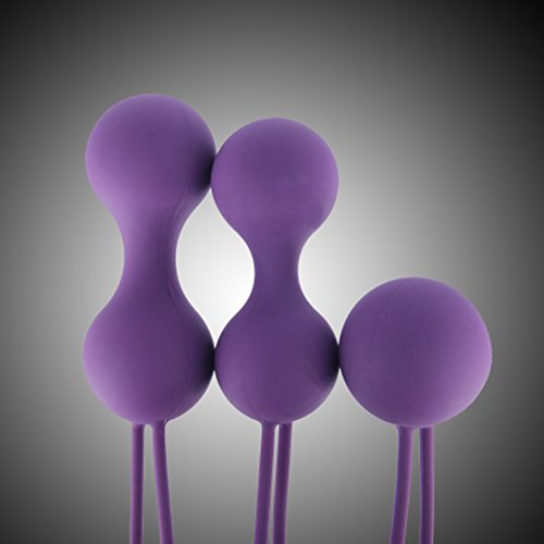 LUOEM Kegel Bolas de aperto vaginal de silicone para controle da bexiga e exercícios do assoalho pél
