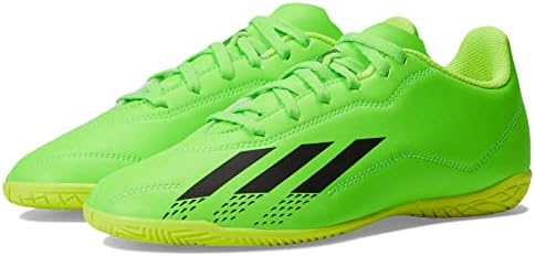 adidas X Speedportal.4 Indoor Soccer Shoe, Solar Green/Solar Red/Solar Yellow, 4.5 US Unisex Big Kid | Image 3