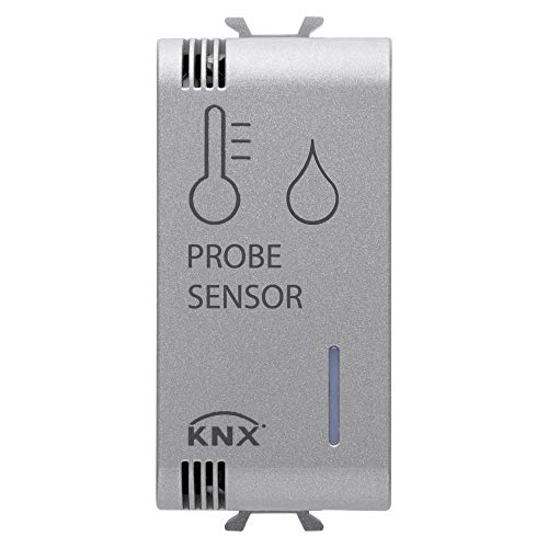 Sensor temperatura y humedad KNX Easy Gewiss Chorus titanio 2