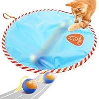 Eighty Lot De 10 Balles Arc-en-ciel Colorées Pour Chat Et Chien - Jouet En Mousse EVA - Jouet Pour Chat - Jouet à Mâcher - 3,5 Cm - Pour Entraînement