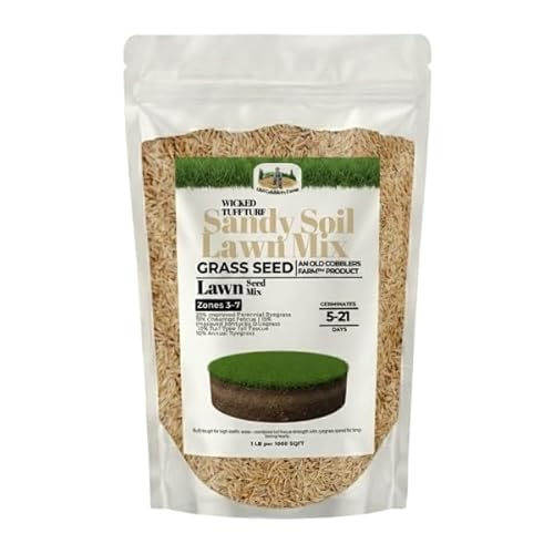 Old Cobblers Farm™ Wicked Tuff Turf Sandy Soil Lawn Mix – Deep Root Gr