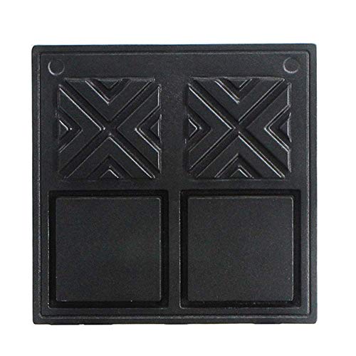 AISHANG 1500 W Waffeleisen Sandwich Maker Edelstahlgehäuse, Antihaftbeschichtung mit LED-Anzeigelampen, für quadratische… – Bild 3