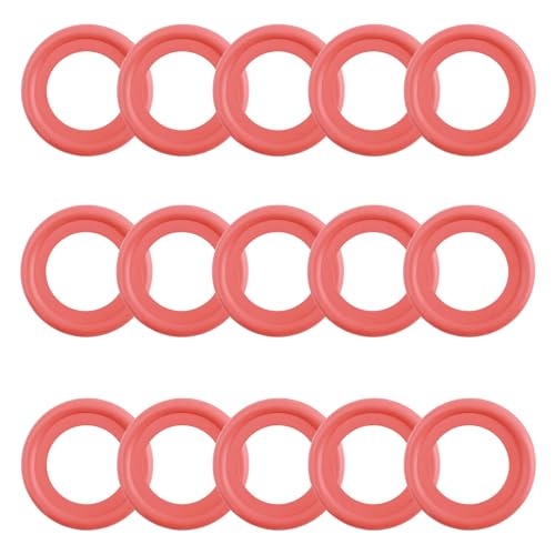 15PCS Oil Drain Plug Gasket Replacement OEM 090-115/06507741AA,Soft ID 14mm Crush Washer Oil Drain Plug Compatible with Jeep/Dodge/Fiat/Chrysler/Ram,Rubber Oils Drains Plugs Washer