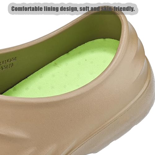 Arcofy Mules Mens New Summer Sandals, Lightweight & Waterproof Non Slip Chef Clogs, Comfort Kitchen Work Shoes3