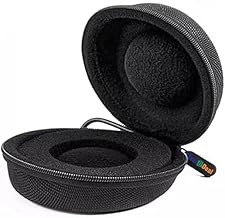 Stealodeal Hard EVA Travel Case for Watches | Donut Shape Protective Watch Storage Pouch with Removable Foam, Velvet Interior, Carabiner Clip | Crush & Spill Resistant