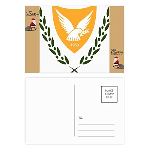 Cartes de remerciement Chypre haut de gamme avec emblème national