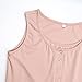 Nursing Tank Tops for Breastfeeding Sleeveless Breastfeeding Shirts Henley Summer Nursing Clothes Dusty Pink S