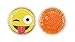 Hot Cold Kids Emoji Boo Boo Ice Packs (4 Pack) by FOMI Care | Fun Children's Gel Bead Wrap | Pain Relief for Kids Injuries, Wisdom Teeth, Tired Eyes, Headaches | Reusable | 4 Inches Each