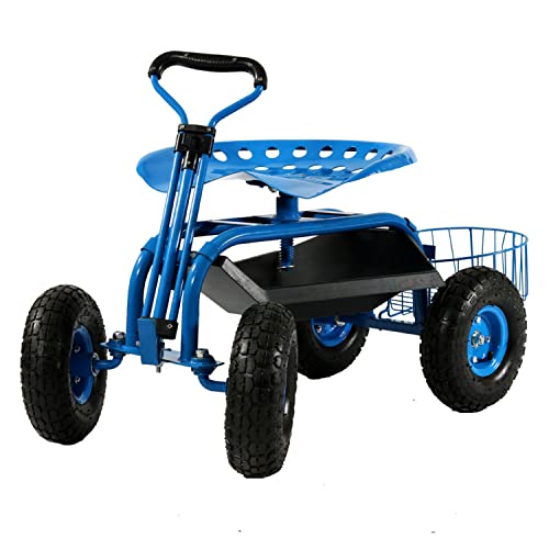 5 Best Rolling Garden Carts with Seat The Backyard Baron