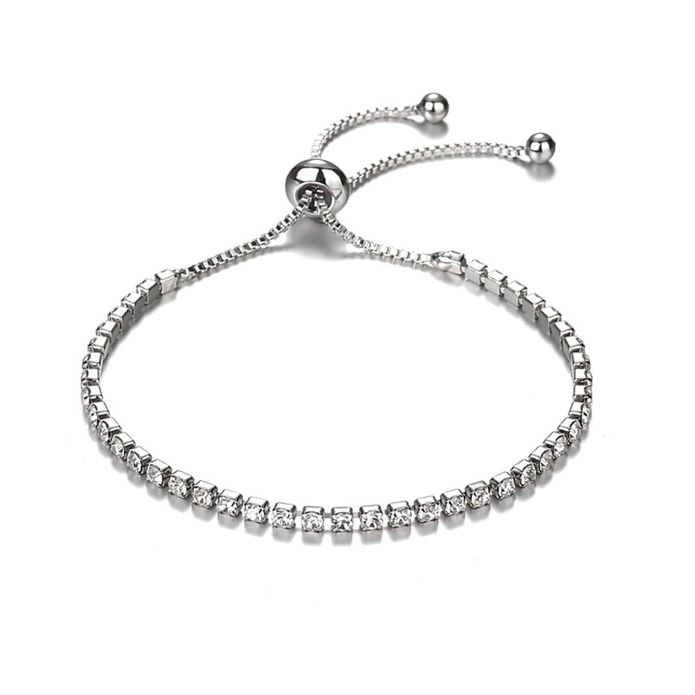 Stylish Austrian Crystal Charm Bracelet