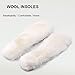 Natural Wool Insoles-100% Real Sheepskin Keep Warm Soft Footwear Warmth Even Though ICY Days - (Women Size: 11)