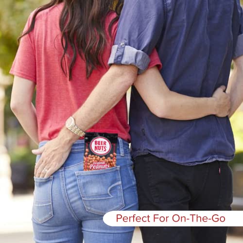 Beer Nuts Original Peanuts - Sweet & Salty Roasted Peanuts - Gourmet Crunchy Glazed Bar & Cocktail Nut - Gluten-Free, Kosher, Low Sodium, Vending Machine Packaged Peanut Snack Packs - 4Oz Bag (6 Pack) #TOP1