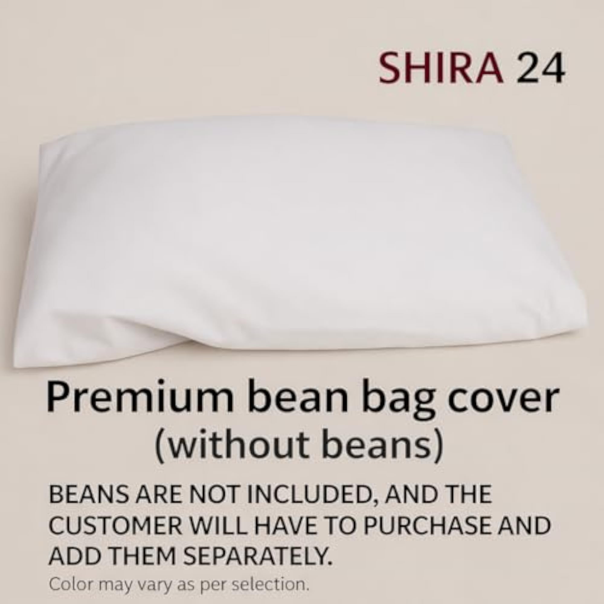 Kids Teardrop Bean Bag Cover with Side Pocket