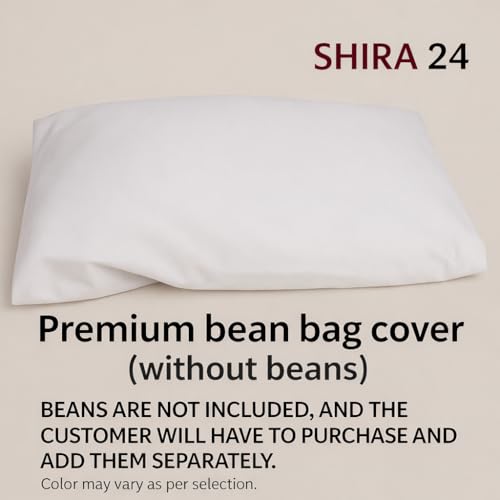 Image of 4XL Tear Drop Bean Bag Chair with Footrest & Pillow | Premium Leatherette Bean Bag Cover (Without Beans) Upto 150 Kg Capacity | Living Room Lounger (Wine::Black, XXXXL)