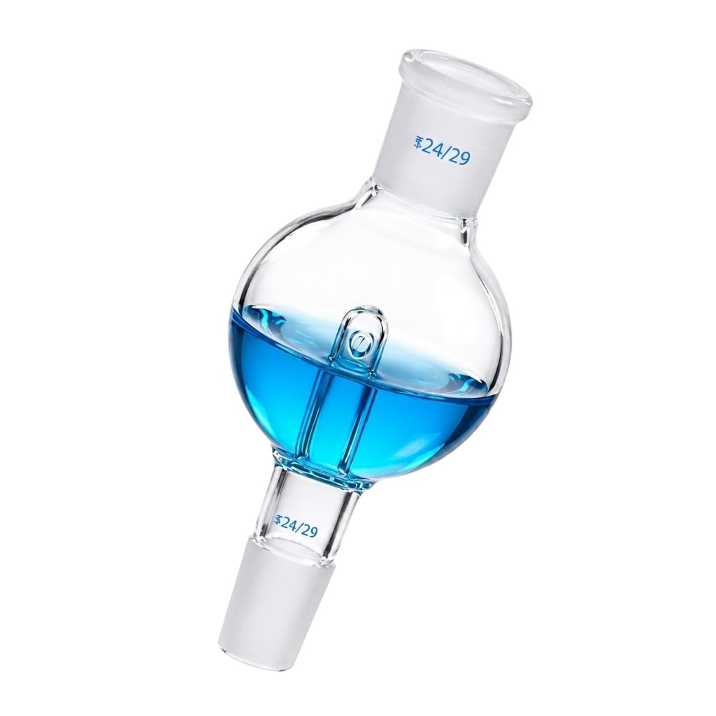Szklana Nasadka Przeciwrozbryzgowa, Szkło Borokrzemianowe 3.3 – Adapter Chroniący przed Rozpryskiwaniem Podczas Destylacji-gór. 24/29 dol. 24/29 1000ml