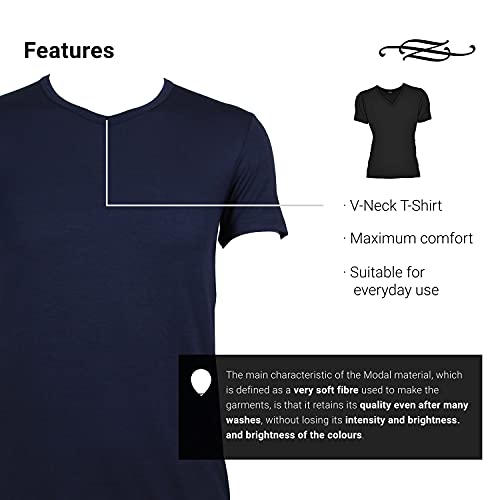 Z ZENZERO' 1959-1 Pack T-Shirt Uomo Scollo a V