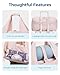BAGSMART Gym Bag for Women, Lightweight Duffel with Shoe Compartment, Tote Bag with Wet Pocket for Yoga Travel, Camel