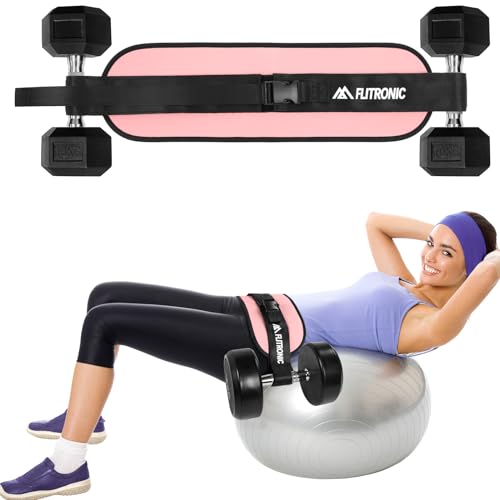 Flintronic Hip Thrust Belt for Dumbbells – Pink