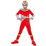 Rubies 1001583S000 Power Cosmic Fury Red Ranger Kids Fancy Dress, 7-8 Halloween