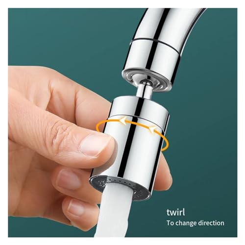 Grifo de cocina de 360 grados funcional con manguera pull down negra 7