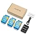 JYJZPB 3 Pack Batteries with Triple Fast Charger for GoPro Hero 8 GoPro Hero 7 Black and Hero 6/hero5 Black, Hero 2018 Cameras Batteries